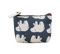 Monedero Monedero Lona Monedero Cremallera Bolsillo Bolsillo de Almacenamiento Bajo Edredones, c, talla única