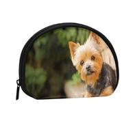 Monedero, Monedero, Monedero, Monedero, Mini Carteras para Mujeres y niñas, Regalo, Yorkshire Terrier Bokeh Cute Dogs Wall Yorkie