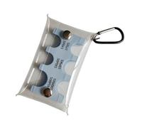 Monedero, monedero, organizador de yenes japoneses, bolsa de dinero multiposición, llavero, unisex, soporte para monedas japonés, organizador de estuche rígido, Blue, One Size