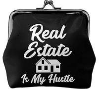 Monedero Monedero Real Estate is My Hustle Mujer Chica Embrague Monedero Monedero