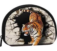 Monedero Monedero Tiger Breaking The Wall Cambio portátil Monedero Monedero