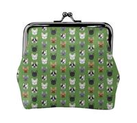 Monedero, Monederos Monedero Bolsa de Cambio Monedero Mini Carteras para Mujeres Niñas Bulldogs Franceses Frenchie Perros Lindos Perros Caras de Perro