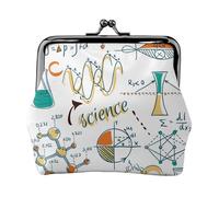Monedero, Monederos Monedero Bolsa de Cambio Monedero Mini Carteras para Mujeres Niñas Laboratorio de Ciencias Educación Biología Química