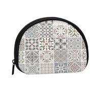 Monedero,Monederos Monedero Bolsa de Cambio Monedero Mini Carteras para Mujeres Niñas Regalo,Azulejos Decorativos Portugueses Adornados Tradicionales Abstractos