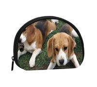 Monedero,Monederos Monedero Bolsa de Cambio Monedero Mini Carteras para Mujeres Niñas Regalo,Cachorros Beagle