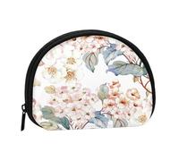 Monedero,Monederos Monedero Bolsa de Cambio Monedero Mini Carteras para Mujeres Niñas Regalo,Flor Acuarela Pastel Botánico Rosa