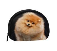 Monedero,Monederos Monedero Bolsa de Cambio Monedero Mini Carteras para Mujeres Niñas Regalo,Perro Pomerania Cachorro Lindo