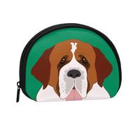 Monedero,Monederos Monedero Bolsa de Cambio Monedero Mini Carteras para Mujeres Niñas Regalo,Perro San Bernardo