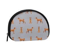Monedero,Monederos Monedero Bolsa de Cambio Monedero Mini Carteras para Mujeres Niñas Regalo,Terrier Irlandés Simple Perro del Día de San Valentín