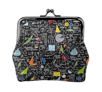 Monedero, Monederos Monedero Bolsa de Cambio Monedero Mini Carteras para Mujeres Niñas Regreso a la Escuela Álgebra