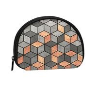 Monedero,Monederos Monedero Cambio Bolsa Monedero Mini Carteras para Mujeres Niñas Regalo,Cubos de hormigón y Cobre