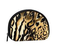 Monedero,Monederos Monedero Cambio Bolsa Monedero Mini Carteras para Mujeres Niñas Regalo,Leopardo León Tigre Piel Brindle