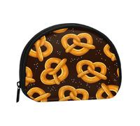 Monedero,Monederos Monedero Cambio Bolsa Monedero Mini Carteras para Mujeres Niñas Regalo,Pretzel de Dibujos Animados