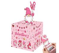 Monedero para el día de San Valentín, monedero para efectivo - Caja de dinero para San Valentín - Monedero extraíble, suministros de vacaciones con tarjeta para efectivo y