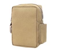 Monedero para llaves, correa de hombro, cinturón, tarjetero, bolsa rectangular para teléfono, mochila, Color barro