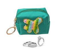 Monedero para Mujer, Monedero para Monedas | con diseño de bordado único Lindo llavero con bolsa para monedas,Llavero lindo multiusos del bolso, bolsa linda de la moneda, impermeable para las muchacha