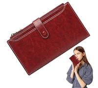 Monedero para Mujeres | Portalmonedas De Piel PU | Portatarjetas para Tarjetas de Crédito,Para Tarjetas, Documento de Identificación, Llaves, Banco, Crédito, Auriculares, Lápiz Labial, Viaje y Negocio