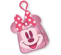 Monedero Peluche Minnie - Monedero Infantil Suave con Diseño de Minnie Mouse, Cremallera Segura y Tamaño Portátil para Guardar Dinero o Accesorios con Estilo Disney