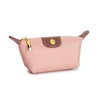 Monedero pequeño con cremallera para mujer, portátil, tela Oxford, diseño de marca, bolsa de cambio, regalos para mujeres, bolsa de viaje, bolsa de cosméticos, Pink, Talla única