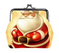 Monedero pequeño con hebilla, diseño de plátano de dibujos animados, cierre de beso, monedero, Multicolor 18, 3.3x3.6 in/11x12 cm, Bolsa para monedas