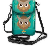 Monedero pequeño de cuero Pu para teléfono móvil, bonito caballito de mar, conchas de almeja, coloridos peces, bolsos cruzados de mar, billetera de viaje