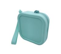 Monedero pequeño de Silicona,Monedero de Silicona para Mujer, Cambiar Bolso de Almacenamiento, Monedero Cuadrado para Monedas, Bolso pequeño para Auriculares, Monedero cosmético portátil para