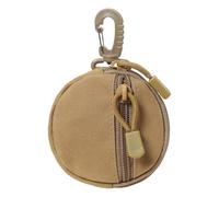 Monedero pequeño, pequeño monedero, portátil, redondo, monedero, paquete de auriculares, funda para llaves, riñonera, mochila alta o cinturón, este bolso al aire libre para rey, escalada, ciclismo