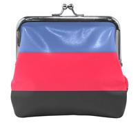 Monedero personalizado con bandera de orgullo poliamoroso, identidad sexual, monedero de cuero para mujer, monedero de cambio de tarjeta para niñas, bandera de orgullo poliamoroso, identidad sexual