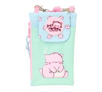 PEMBE THE PINK CAT - Monedero Portamóvil, Monedero Estándar, para Móvil, Cómodo y Versátil, Calidad y Resistencia, 19x10 cm