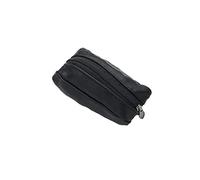Monedero portátil negro ultraligero de 12 x 6 cm para mujer, multifuncional, bolso de mano, bolso de mano para regalos, llave F3I7, mini cuero PU, Black
