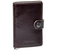 Secrid Miniwallet Estuche para tarjetas de crédito Protección RFID Piel 6.5 cm marrón