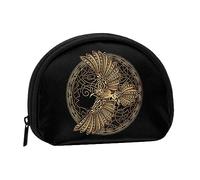 Monedero Profundo de Odin's Raven para Mujer y niña, Monedero pequeño para Llevar, Tarjetero, Llavero