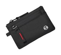 Monedero simple para tarjetas de crédito, resistente al agua, billetera pequeña, elegante funda para tarjetas con cierre de cremallera, monedero, monedero, monedero simple para viajes, d