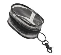 Monedero transparente - Monedero transparente, para auriculares llavero monedero | Monedero de PVC grueso transparente para Navidad, Día del Niño, Graduación, Años, Negro , riferimento