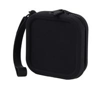 Monederos cuadrados de silicona, ligeros, resistentes al agua, pequeños cables de carga, bolsa de almacenamiento de alambre, bolsas de accesorios de viaje, Black