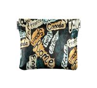 Monederos de cuero para mujer, bolsa de maquillaje única, monedero para niñas, damas, ciudades y capitales, Varios colores, 1 size, Moderno / Equipada