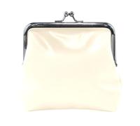 Monederos de cuero para mujer, color naranja y rojo, sin cremallera, 11.4 x 10.4 cm, Látigo de papaya, Talla única, Látigo de papaya