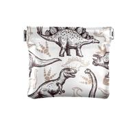 Monederos de cuero para mujer, organizador de joyas de lujo para mujeres y niñas, huellas de dinosaurios, Varios colores, 1 size, Moderno / Equipada