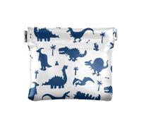 Monederos de cuero para mujeres y hombres, organizador de llaves para mujeres, niños y niñas, lindos dinosaurios de dibujos animados, color azul, Varios colores, 1 size, Moderno / Equipada