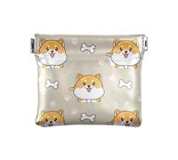 Monederos de girasoles con pétalos amarillos, monederos para tarjetas, Cute Dogs Poses Expressions, Talla única, Cute Dogs Poses Expressions