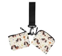 Monederos minimalistas para mujer, monederos, tarjeteros, mini protector de tarjetas de identidad de moda con bolsillo con cremallera para mujer, 2 unidades