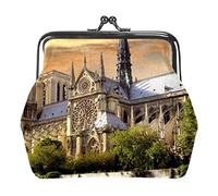 Monederos vintage para cambiar monederos Notre Dame Sunrise, Como se muestra en la imagen, Talla única, Organizador de bolsas