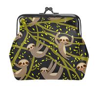 Monederos vintage para cambio, carteras, perezoso travieso, Como se muestra en la imagen, Talla única, Organizador de bolsas