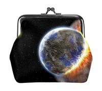 Monederos vintage para cambio, monederos, universo, planetas, cielo estrellado, Como se muestra en la imagen, Talla única, Organizador de bolsas