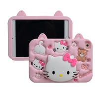 MONEHOYSY - Funda de dibujos animados para iPad Air 1/2 iPad 9.7 2017/2018, bonita funda de silicona suave [a prueba de caídas, a prueba de golpes, antideslizante] funda con soporte trasero para niños