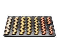 Monepass - Cambiador de monedas de euro 8 compartimentos - 30,6 x 14,9 x 2,2 cm. Valoración por escala graduada - Capacidad = 196,40 euros. Organizador de monedas, Caja de monedas