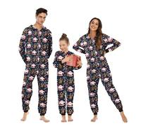MoneRffi Pijamas Navidad Familia,Pijama Familiar a Juego,Pijama Natal Familia,Pijamas Navideños Familiares para Mujere Hombre Niños Bebé(14,Hombres,M)