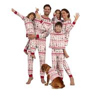 MoneRffi Pijamas Navidad Familia,Pijama Familiar a Juego,Pijama Natal Familia,Pijamas Navideños Familiares para Mujere Hombre Niños Bebé(56,Niños,2 Años)