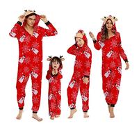 MoneRffi Pijamas Navidad Familia,Pijama Familiar a Juego,Pijama Natal Familia,Pijamas Navideños Familiares para Mujere Hombre Niños Bebé(18,Bebé,3 Meses)