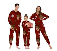 MoneRffi Pijamas Navidad Familia,Pijama Familiar a Juego,Pijama Natal Familia,Pijamas Navideños Familiares para Mujere Hombre Niños Bebé(10,Hombres,L)